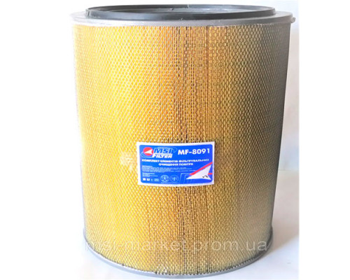Фільтр повітряний MF 8091-(комплект) (ЕФВ 091-1109080), MSI FILTER (1 шт/уп) Фільтр повітряний MF 8091-(комплект) (ЕФВ 091-1109080), MSI FILTER (1 шт/уп)