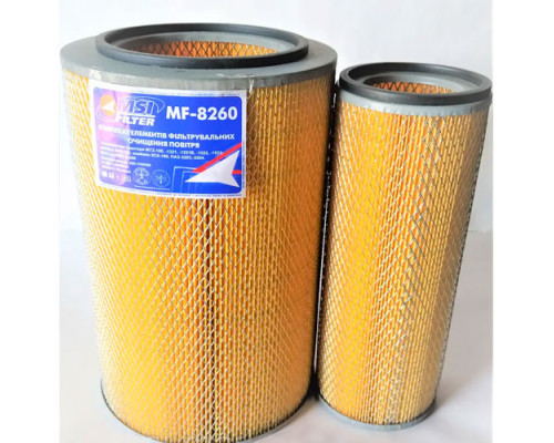 Фільтр повітряний MF 8260-(комплект) (260-1109300), MSI FILTER (1 шт/уп)