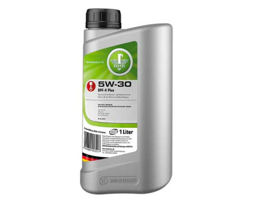 Моторне масло для легкових автомобілів 106053411_REKTOL 5W-30 DPF-4 Plus (1 L), Німеччина Моторне масло для легкових автомобілів 106053411_REKTOL 5W-30 DPF-4 Plus (1 L), Німеччина